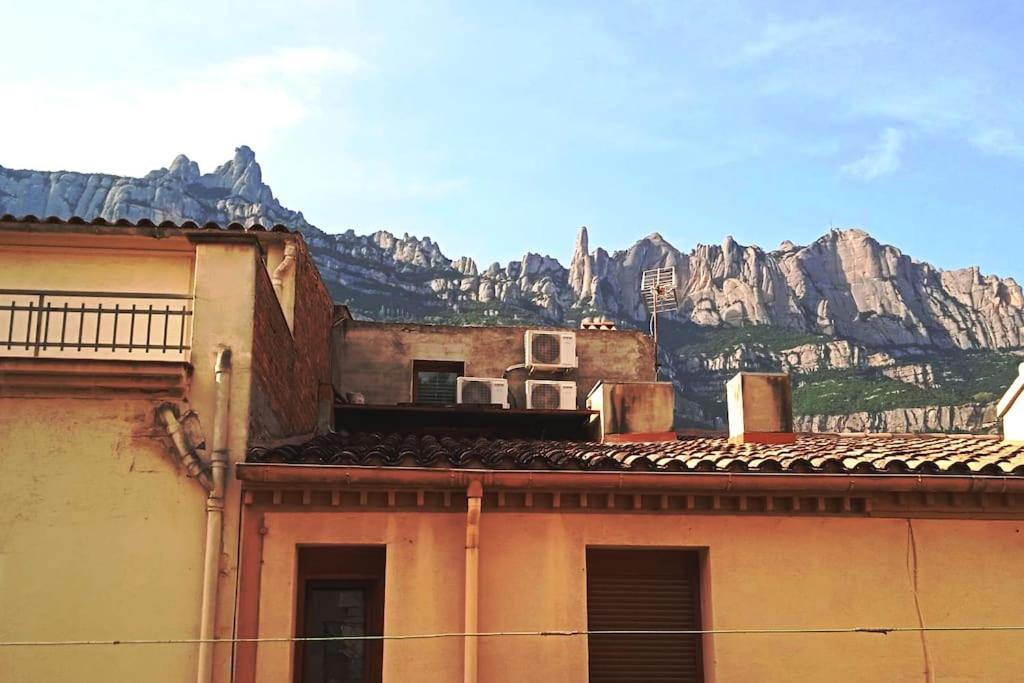Piso Con Desayuno Incluido Y Vistas A La Montana. Apartment Monistrol de Montserrat ภายนอก รูปภาพ