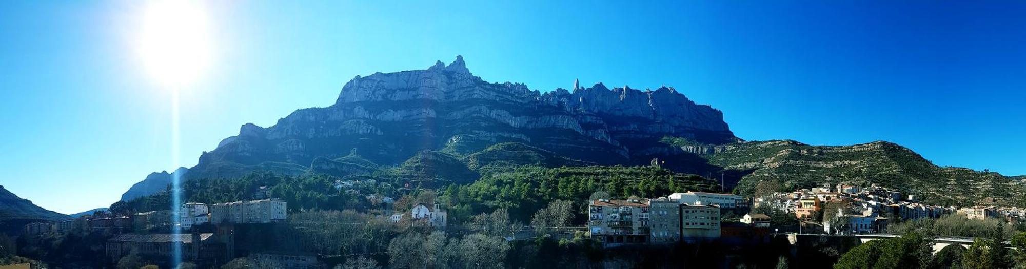 Piso Con Desayuno Incluido Y Vistas A La Montana. Apartment Monistrol de Montserrat ภายนอก รูปภาพ
